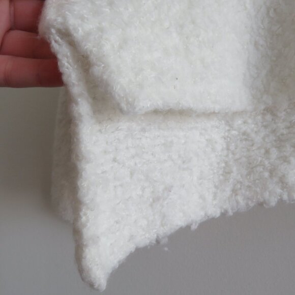 FREE PEOPLE Solid Cocoon Solid Crew Sweater Jumper in Ivory Neutral - Size XS - Picture 7 of 14